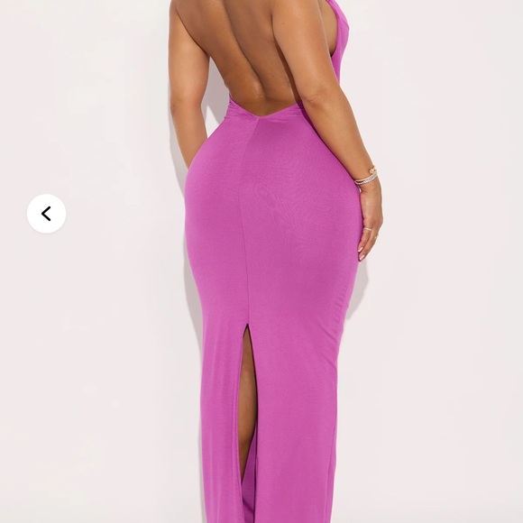 Fashion Nova Vibrant Purple Maxi Dress - Picture 2 of 6